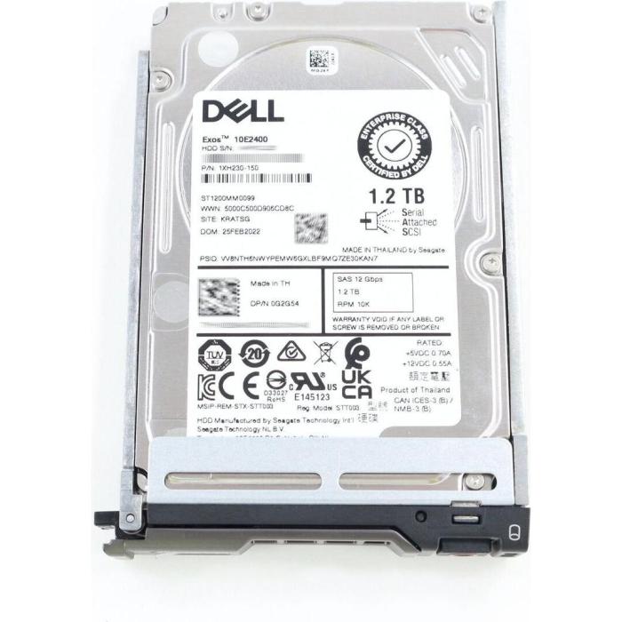 Dell HDD 1.2TB 2.5" 10K SAS 12gb/s HP CusKit (ST1200MM0099)