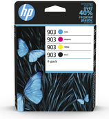 HP 903 4er-Pack Schwarz, Gelb, Cyan, Magenta (6ZC73AE#301)