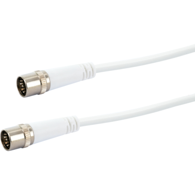 Schwaiger KDSK15 042 Koaxialkabel 1,5 m F-Quick Weiß