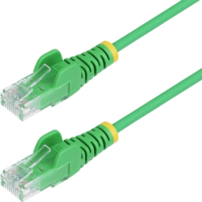 StarTech.com 15m Green Slim CAT6 Ethernet Cable, Snagless, 28AWG, LSZH (N6PAT15MGNS)