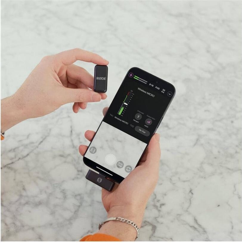RØDE Wireless Micro Drahtlos-Mikrofonsystem USB-C Schwarz