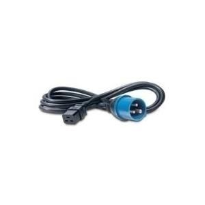 APC - Stromkabel - IEC 320 EN 60320 C19 (W) - IEC 309 (M) - 2.4 m (AP9876)