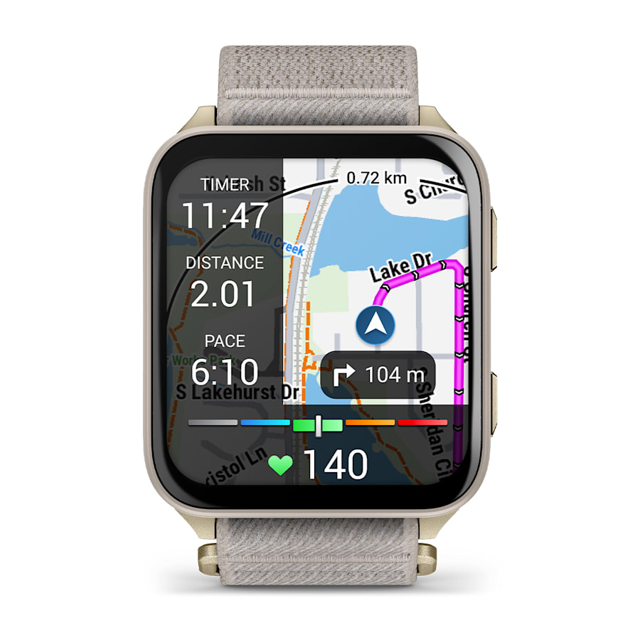 Garmin Venu X1 Smartwatch 2" AMOLED Titan Softgold/Grau