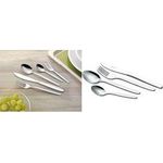 Esmeyer Kaffeelöffel MONITA, Länge: 130 mm aus Chrom-Edelstahl 18/0 trowalisiert, - 12 Stück (137-004)