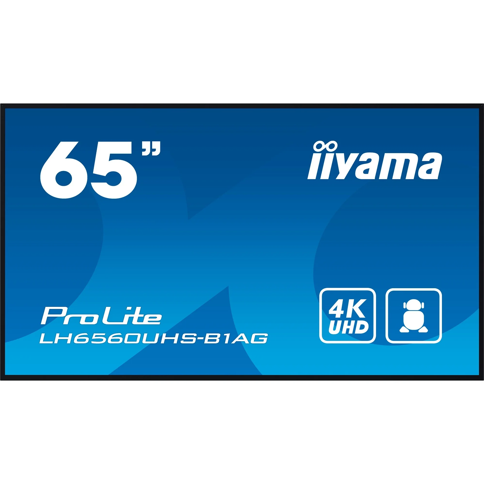 iiyama PROLITE Digitale A-Platine 165,1 cm (65") LED WLAN 500 cd/m² 4K Ultra HD Schwarz Eingebauter Prozessor Android 11 24/7 (LH6560UHS-B1AG)