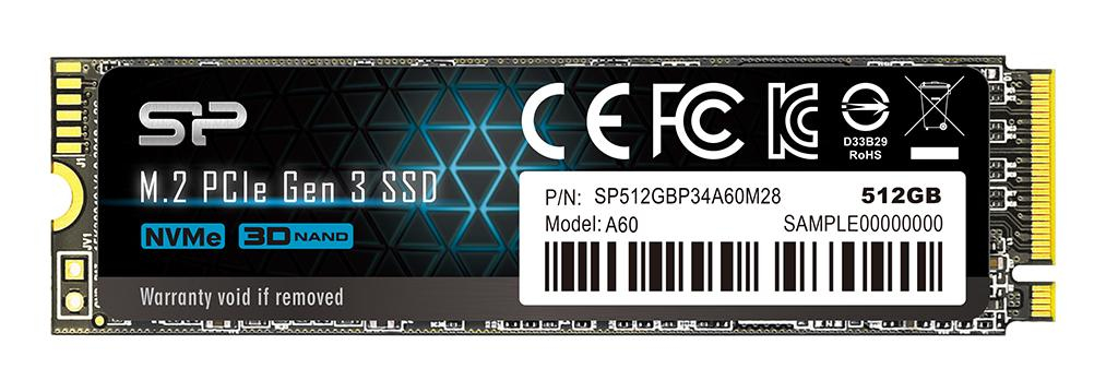 Silicon Power P34A60 SSD 512 GB M.2 PCIe 3.0 x4 NVMe