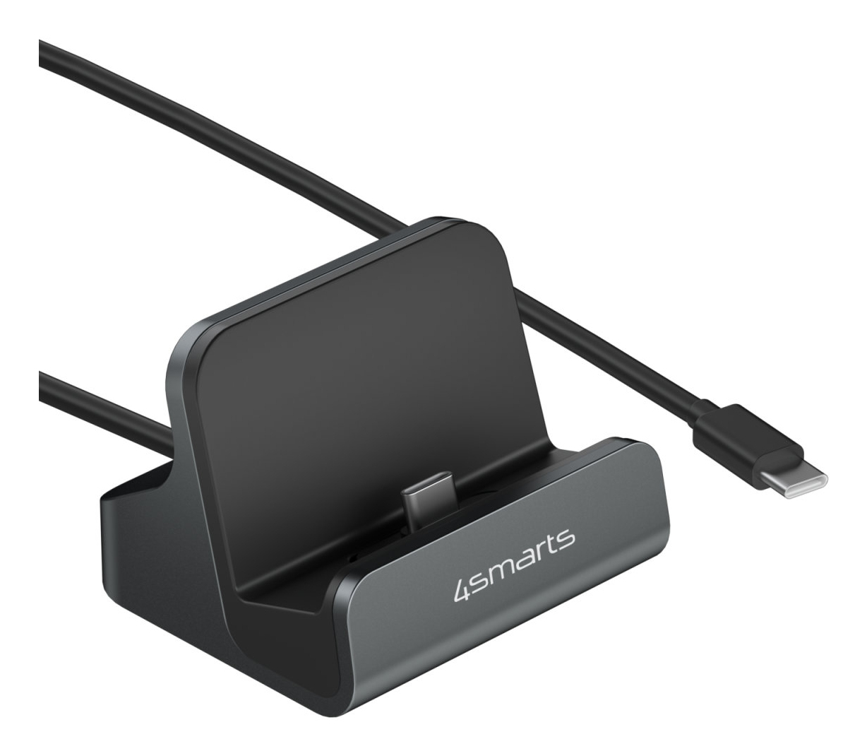 4smarts VoltDock USB-C 60W Ladestation Grau