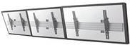 NEWSTAR Menuboard Wall mount for three 81,28cm 32Zoll-139,7cm 55Zoll/165,1cm 165,10cm (65") Screens - Black (NMPRO-WMB3)