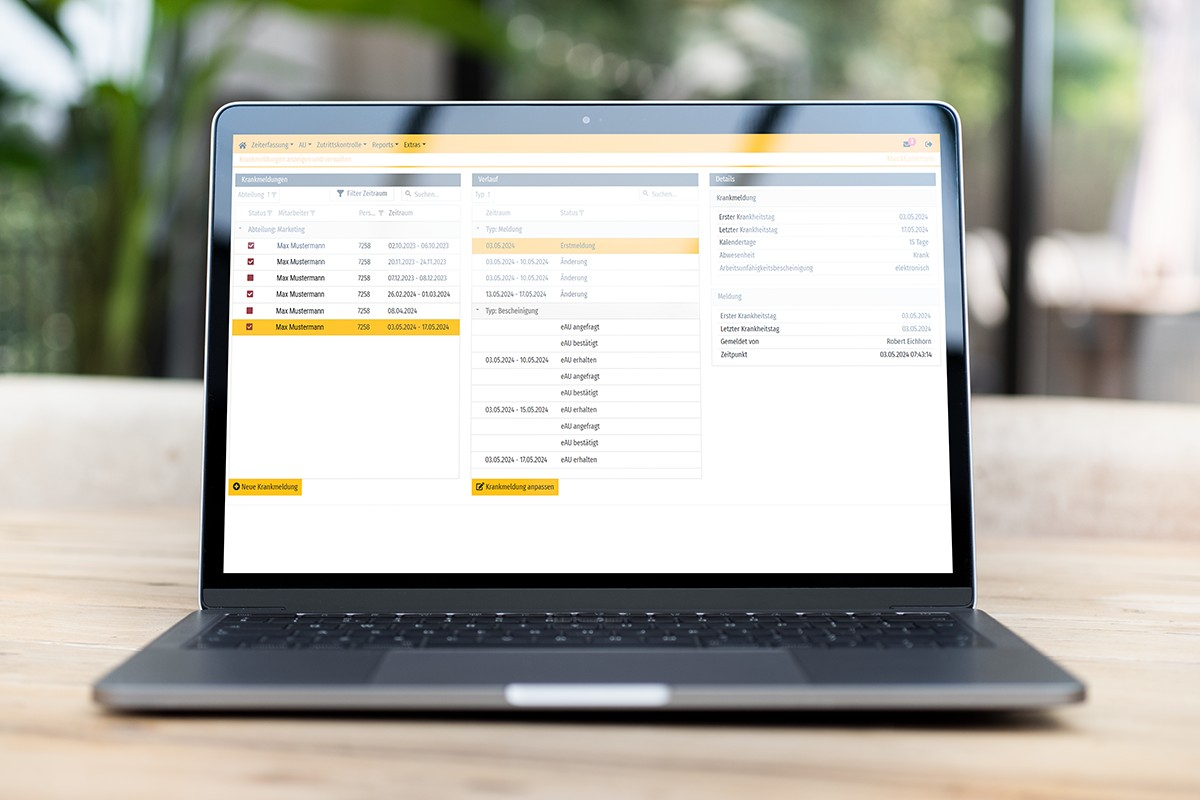 ReinerSCT timeCard 10 AU – Jahreslizenz für 10 Mitarbeitende (ESD)