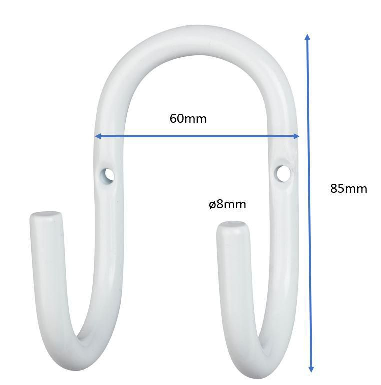 VivoLink VLCBLHOOK Wand-Kabel-Organizer Weiß