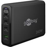 Wentronic goobay Multiport Schnellladegerät USB-C PD GaN 240W (65885)