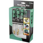 Wera Werkstatt Schraubendreher-Set 6teilig 334/355 SK/6 Schlitz, Kreuzschlitz Pozidriv (05007681001)