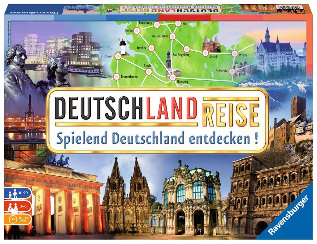 Ravensburger - Würfelspiel, Deutschlandreise (26492)