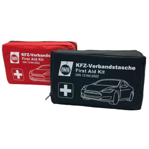IWH 023513 KFZ-Verbandtasche"schwarz" DIN 13164:2022 Verbandtasche DIN 13164, DIN 13164 02-2022 1 St. (023513)