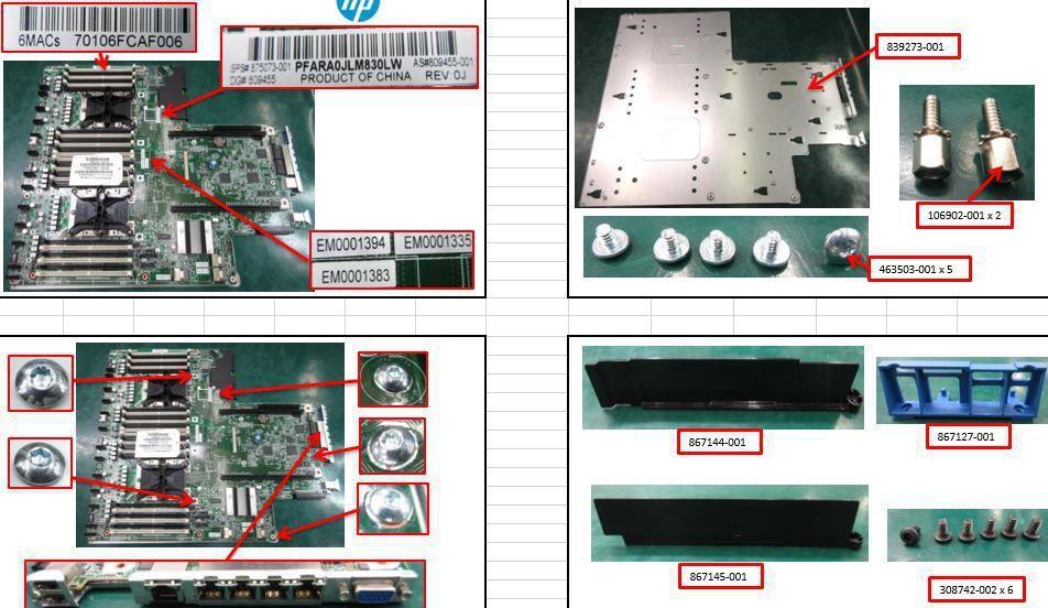 HP SYSTEM I/O BOARD ASSEMBLYFOR INTEL SKYLAKE PROCESSORS (875073-001)