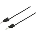 VOLTCRAFT Messleitung [Stecker 4 mm - Stecker 4 mm] 2 m Schwarz MSB-300 (MSB-300-2-SW)