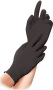 Handschuhe Nitril Puderfr.L Sw (27018)