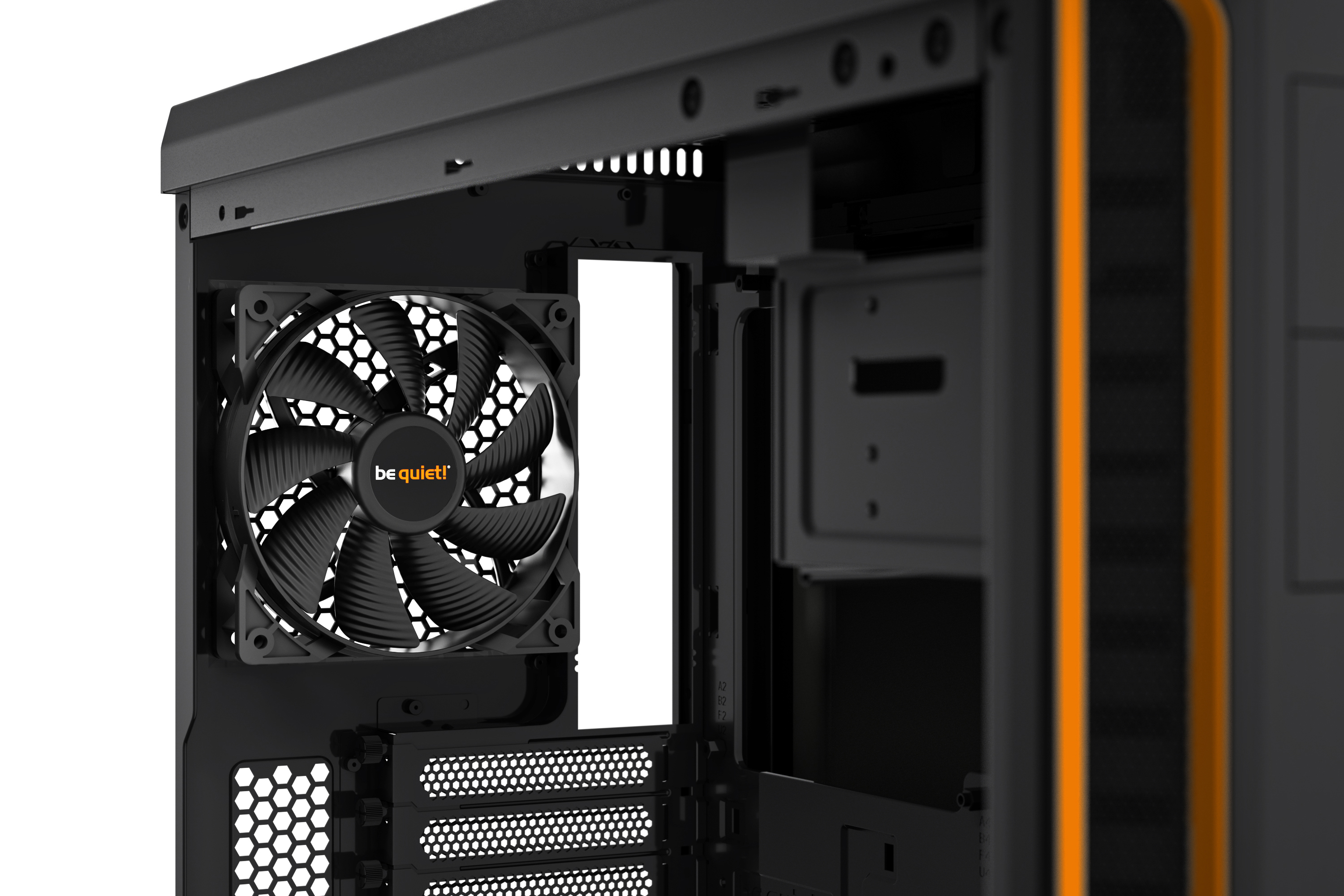 be quiet! Pure Base 600 Window Midi-Tower Schwarz, Orange