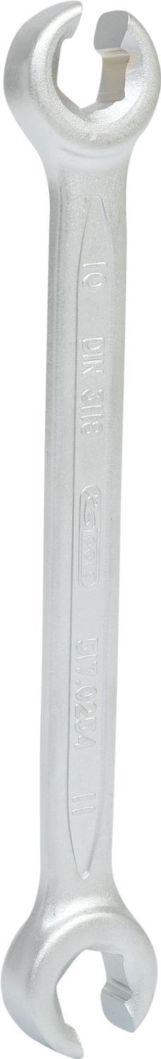 KS TOOLS CLASSIC Offener Doppel-Ringschlüssel, abgewinkelt, 10x11mm (517.0254)