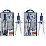 STAEDTLER Schulzirkel Noris Club 550 01, Länge: 156 mm mit Spindelführung, Schnellverstellung, auswechselbarer (550 01)