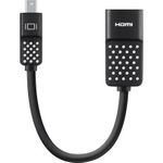 Belkin DisplayPort / HDMI Adapter [1x Mini-DisplayPort Stecker => 1x HDMI-Buchse] Schwarz Belkin (F2CD079bt)