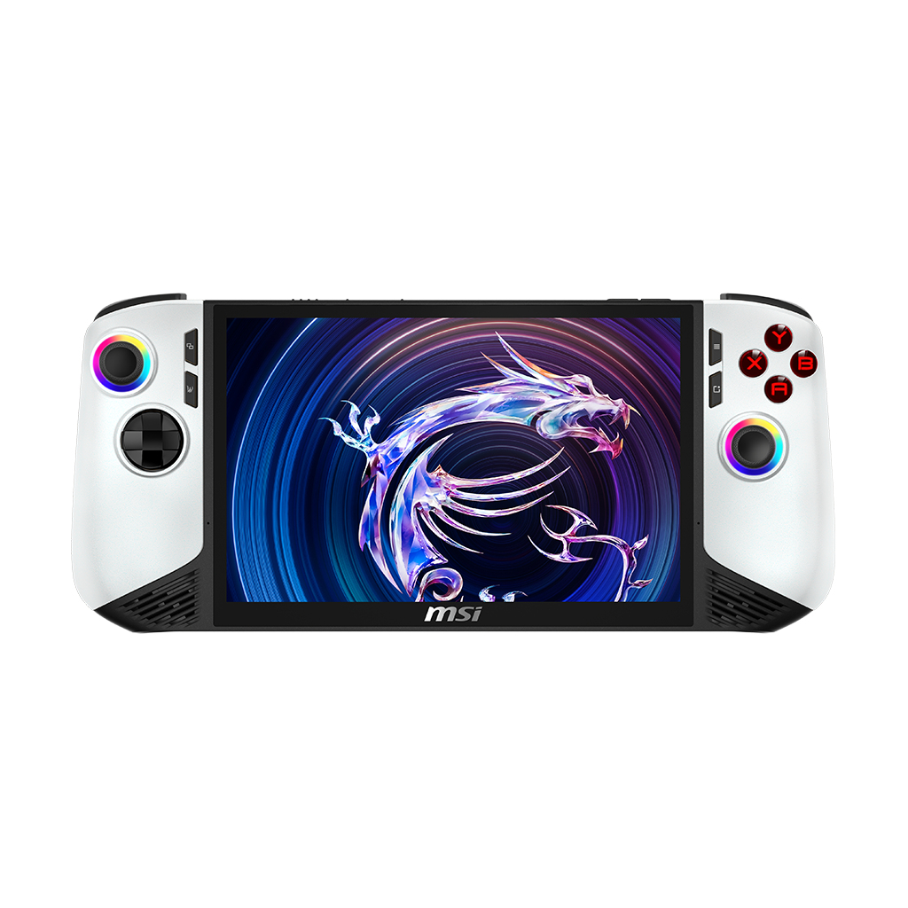 MSI Claw 8 AI+ A2VM-091 Polar Tempest Edition 8" FHD+ IPS 120Hz Touch Intel Core Ultra 7 32 GB RAM 2 TB SSD Schwarz, Weiß