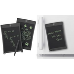 WEDO LCD Schreib- & Maltafel, 8.5"  (21,59 cm), schwarz papierlos malen, Mathe üben, Mitteilungen hinterlassen, - 1 Stück (66 908501)