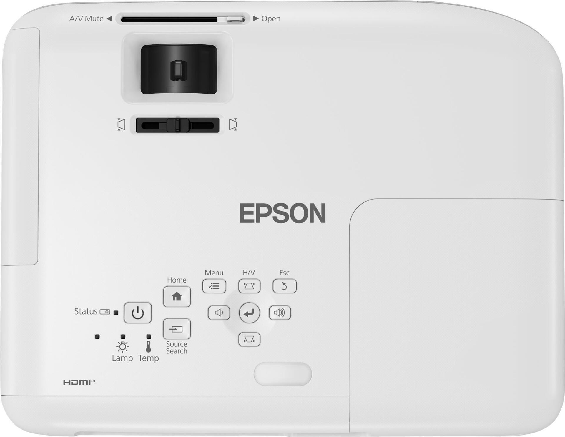 Epson Home Cinema EH-TW740 Beamer 3300 ANSI Lumen 3LCD 1080p (1920x1080) Deckenprojektor Weiß (V11H979040)