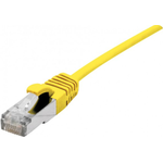 Dexlan Patchkabel Cat. 6A, S/FTP (PiMF), ultradünn, halogenfrei, mit Rastnasenschutz, gelb, 5,0 m (858712)