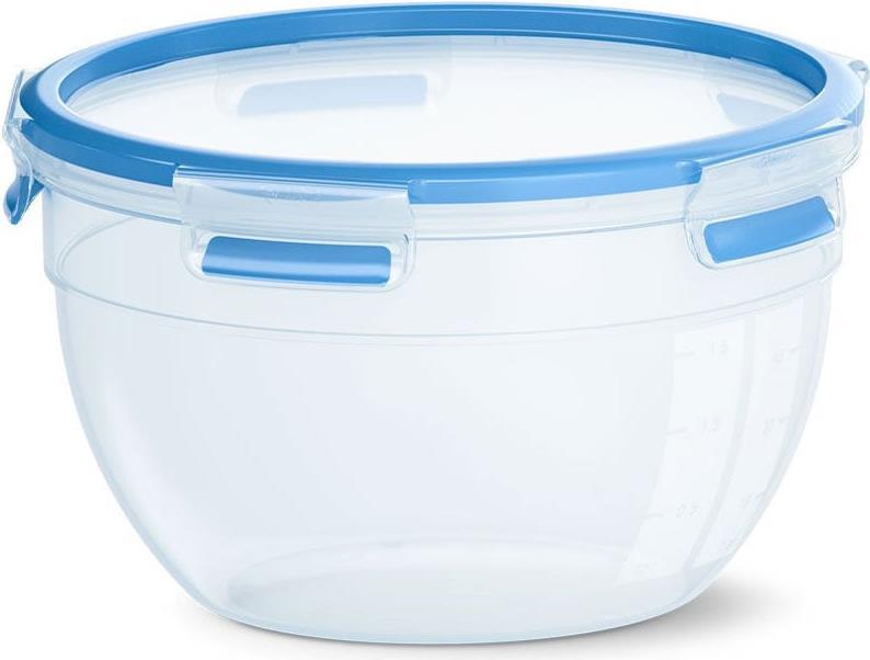 EMSA CLIP & CLOSE N1011400 Lebensmittelaufbewahrungsbehälter Rund Container 2,6 l Blau - Transparent 1 Stück(e) (N1011400)