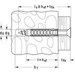 Fischer Dübel SX 14x70 (VE=20 Stück) (Pack mit 20 St) (070014)