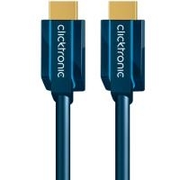 High Speed HDMI+Kabel mit Ethernet (HDMI A/HDMI A) - 1,0 m Hochgeschwindigkeitskabel für HD- und 3D-TV