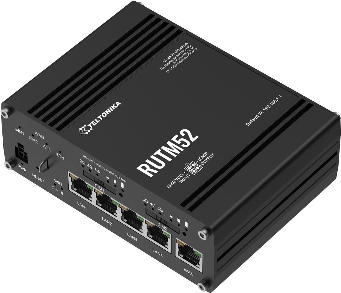 Teltonika RUTM52 5G Router (RUTM52100000)