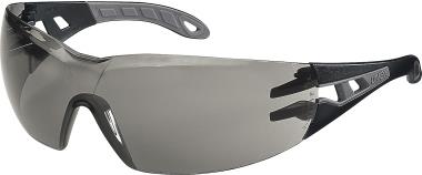 UVEX Schutzbrille pheos 9192 285 HC/AF schwarz/grau/grau (9192 285)