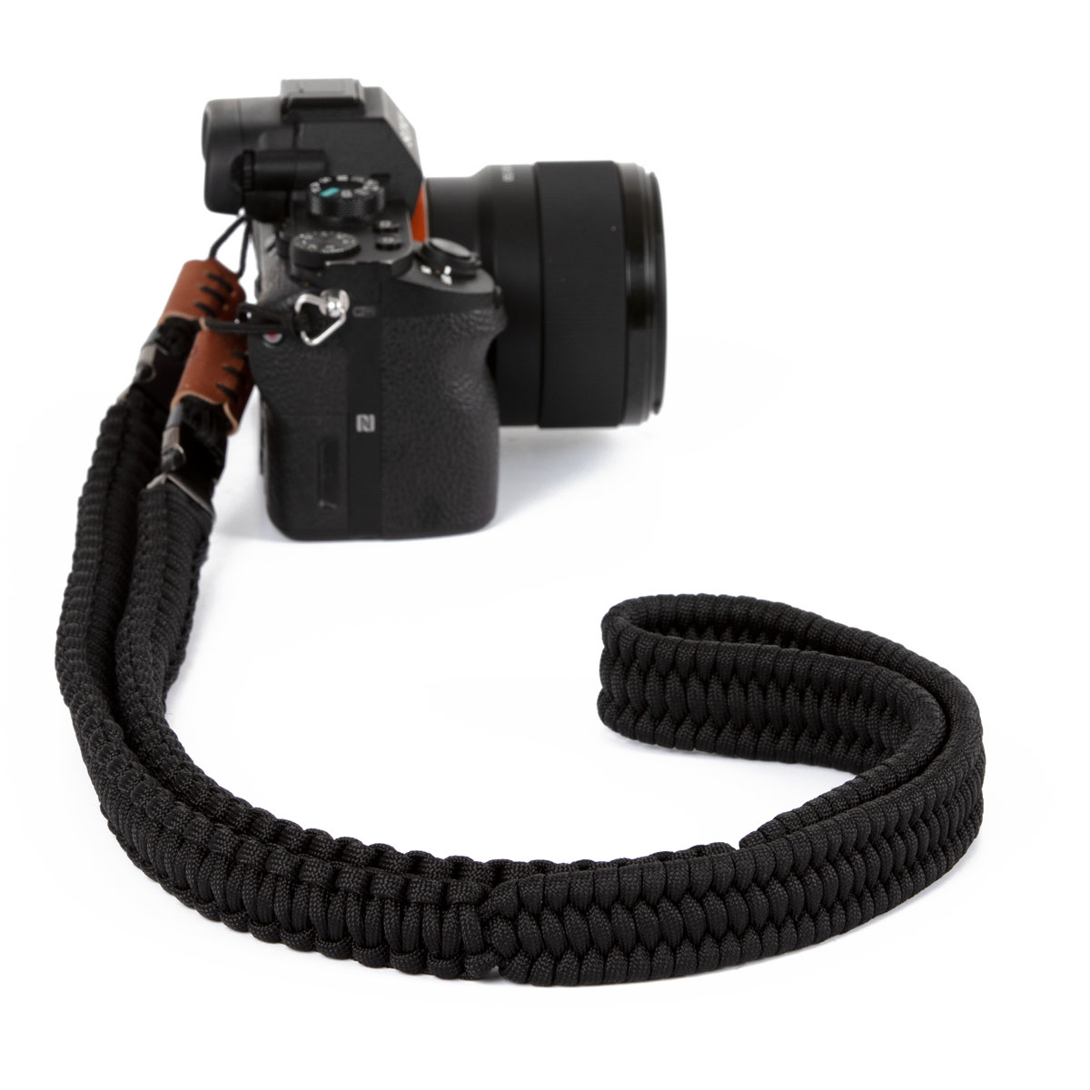 C-ROPE Kameragurt Traveler 100 cm Paracord Silent Black