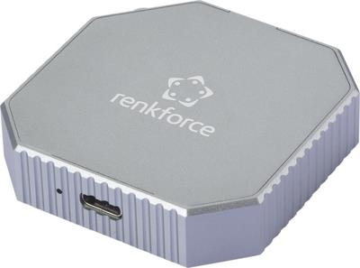Renkforce RF-M2E-200 M.2-Festplatten-Gehäuse USB-C M.2 SATA PCIe NVMe NVMe M (RF-6694572)
