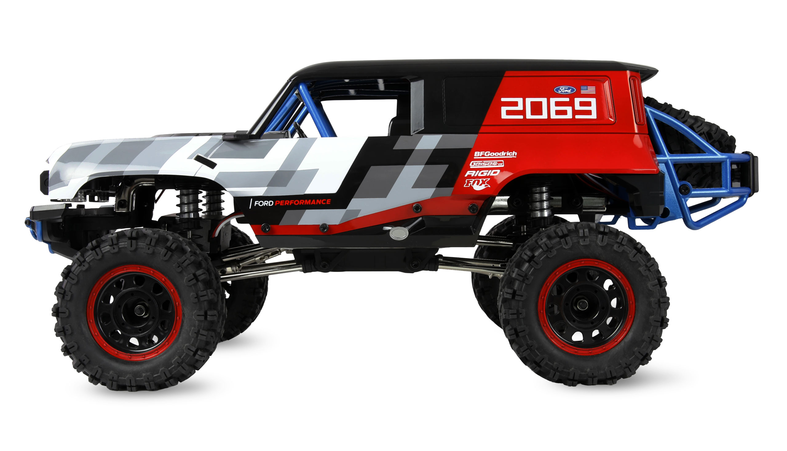 Amewi Hyper GO Ford Bronco Baja 1000 Scale Crawler 1:12 RTR 4WD Brushless Mehrfarbig