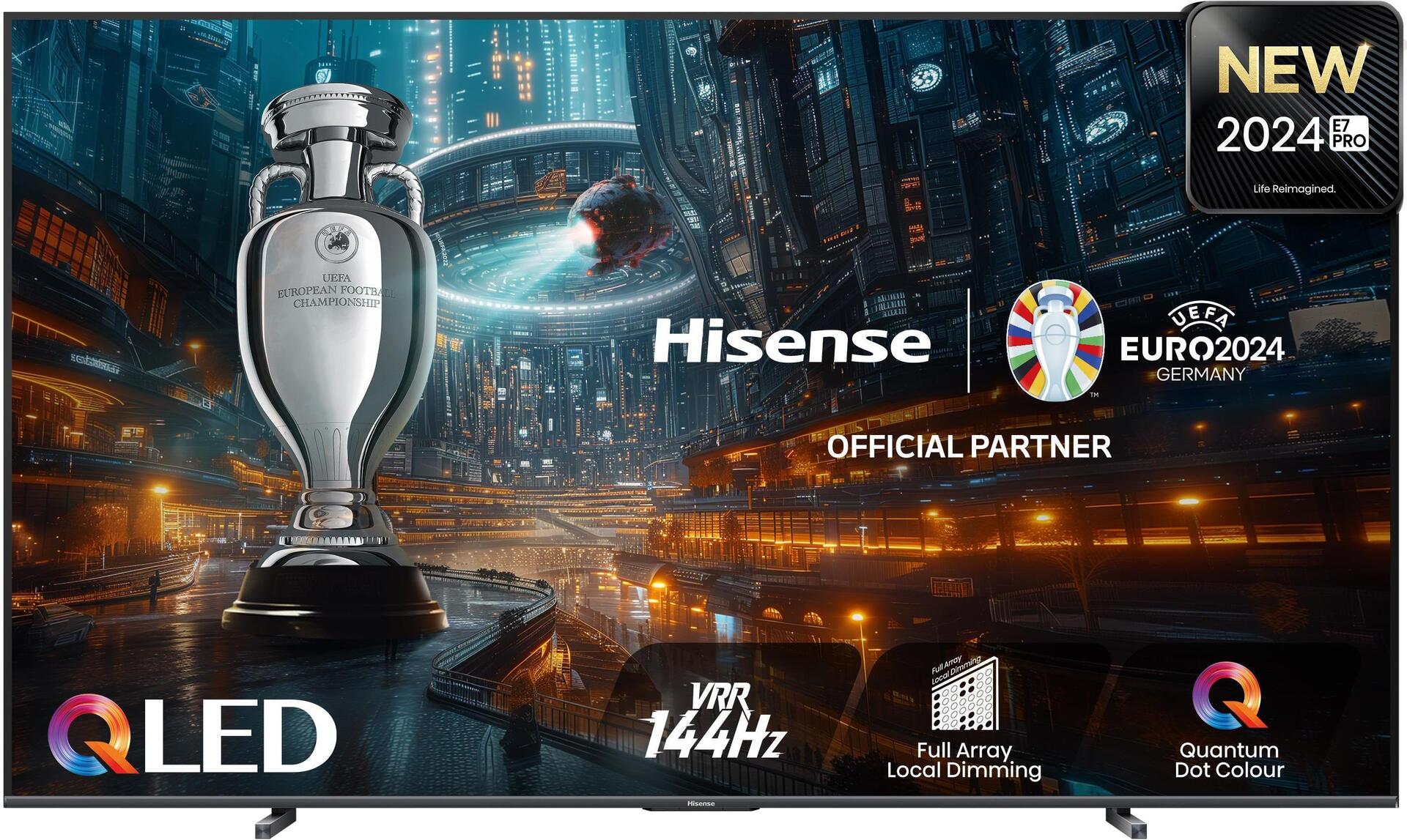 Hisense 100E77NQ PRO Fernseher 2,54 m (100") 4K Ultra HD Smart-TV Schwarz 500 cd/m² (100E77NQ PRO)