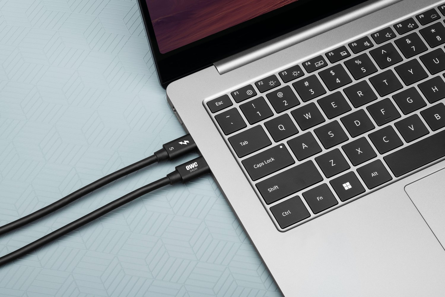 OWC Thunderbolt 5 Kabel USB-C 1 m Schwarz