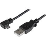 StarTech.com 3 ft Right Angle Micro-USB Charge & Sync Cable M/M 28/24AWG (USBAUB1MRA)