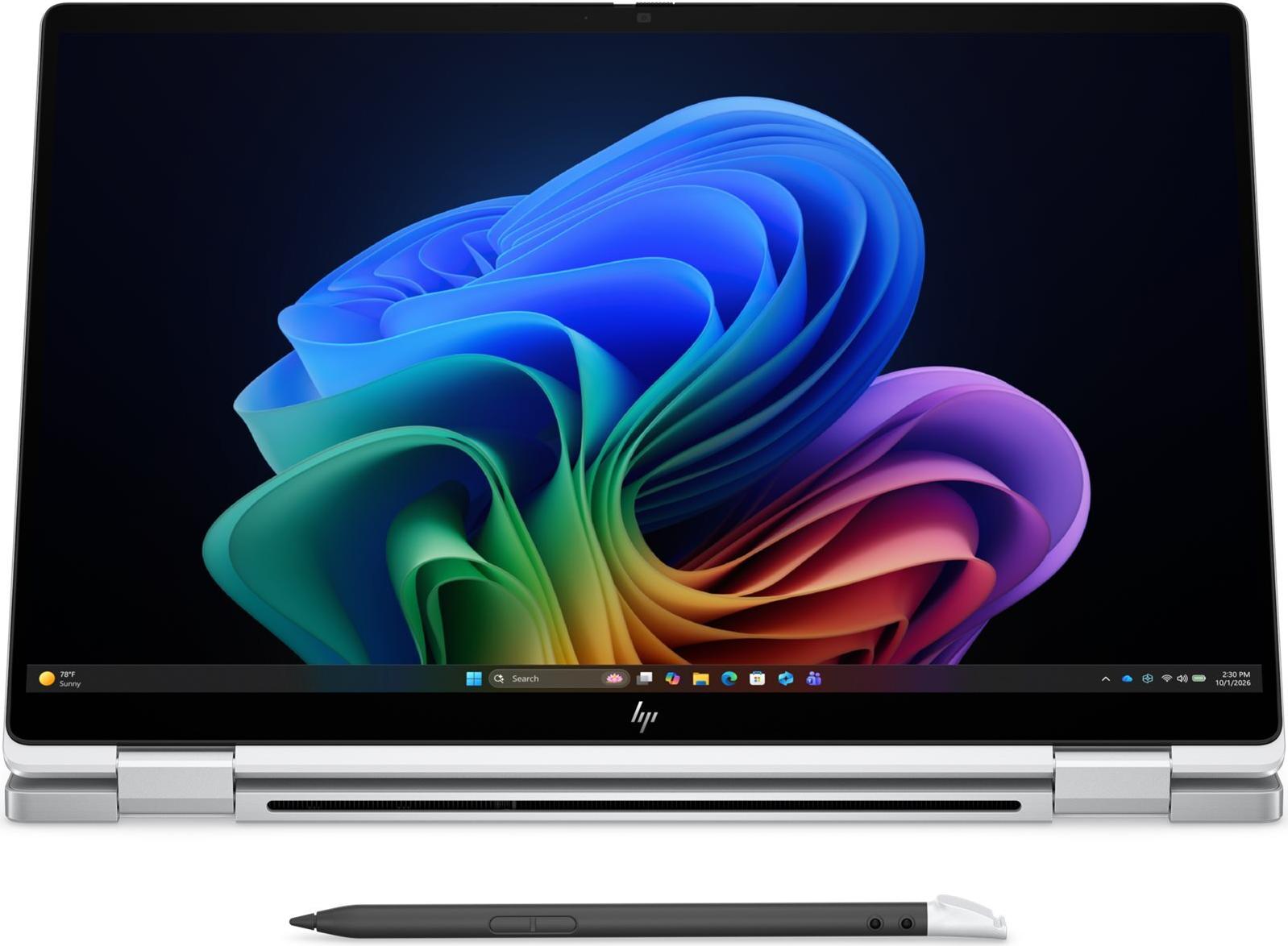 HP EliteBook X Flip G2i 14" WUXGA Touch Intel Core Ultra 7 356H 32 GB RAM 1 TB SSD 5G Windows 11 Pro Glacier Silver