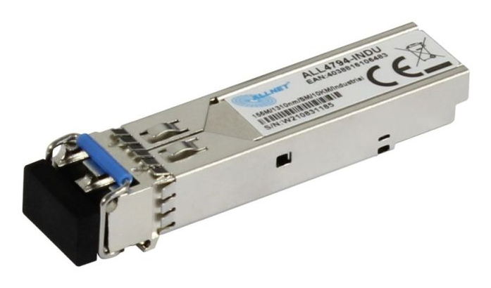 ALLNET ALL4794-INDU Netzwerk-Transceiver-Modul mini-GBIC/SFP 100 Mbit/s Silber