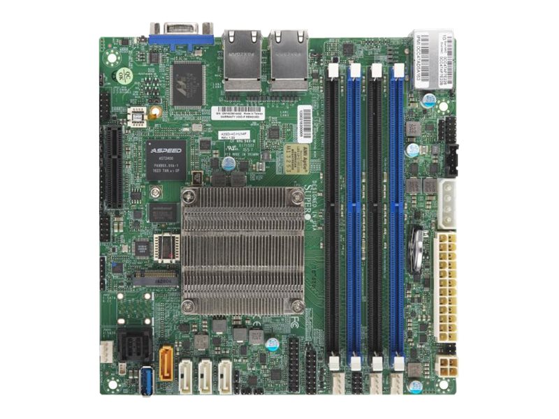 Supermicro A2SDi-4C-HLN4F Server-Mainboard Mini-ITX Intel Atom C3558 4x DIMM DDR4 4x Gigabit LAN