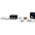 Ritzenhoff & Breker Espresso-Set BARISTA, 4-teilig aus Klarglas, spülmaschinenfest, Espressotasse 80 ml, - 1 Stück (822038)