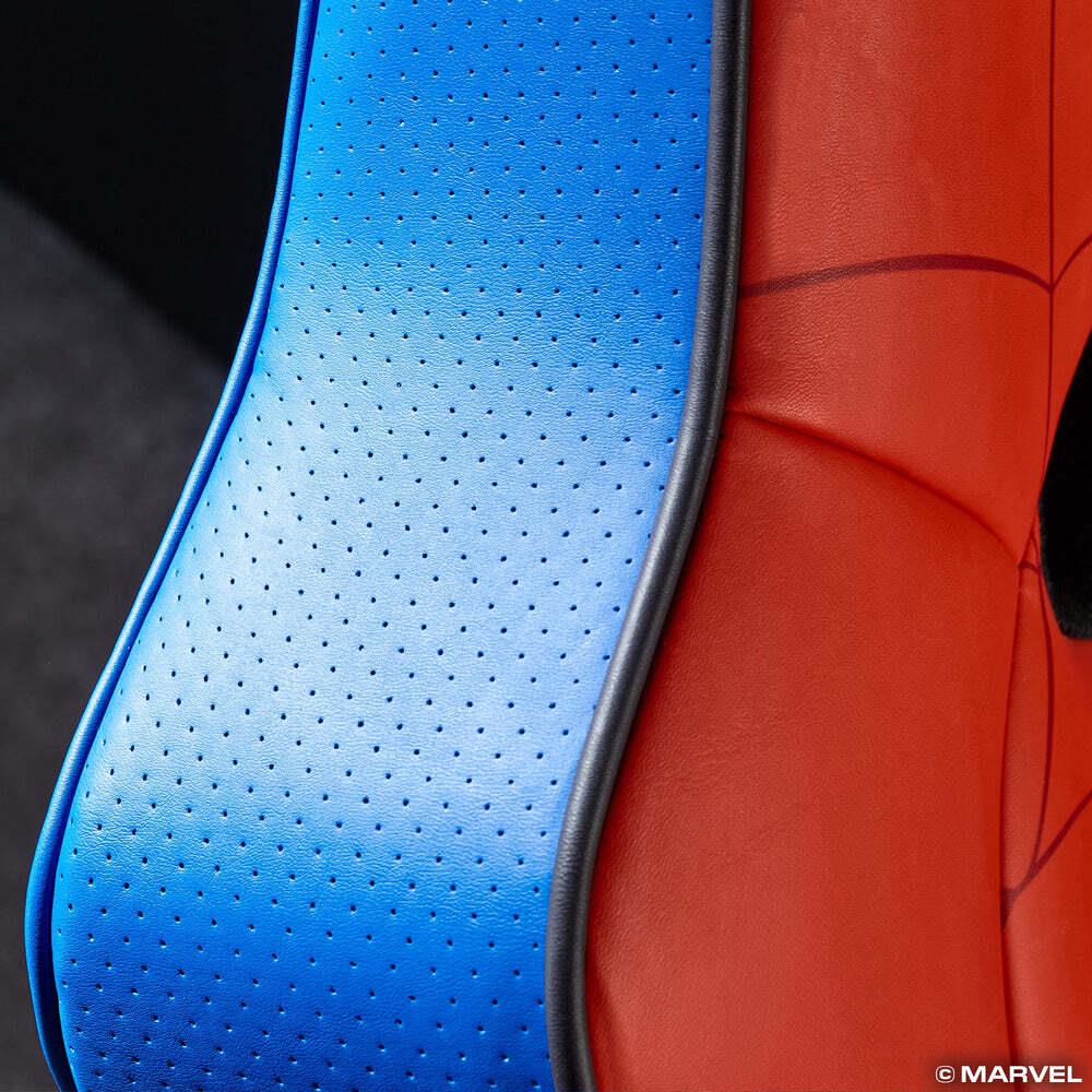 X Rocker Marvel 2.1 Spider-Man Elite Edition Konsolen-Gaming-Stuhl Kunstleder Blau, Rot