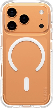 PanzerGlass CARE Fashionable Case Samba transp. w. white MagSafe iPhone 17 Pro (CR37687)