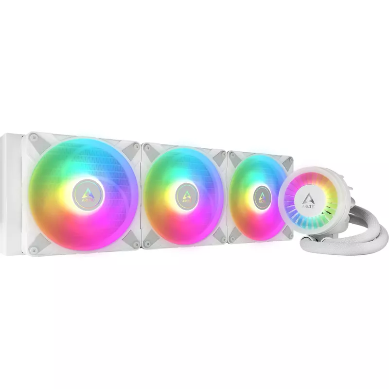 ARCTIC Liquid Freezer III 420 A-RGB - Multikompatibler All-in-One CPU-Wasserkühler mit A-RGB (ACFRE00153A) (geöffnet)