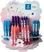 PILOT Tintenroller FRIXION BALL 07 Fancy Winter, Display Sonderedition Sweet Paradise, Strichfarbe: blau, patentierte - 1 Stück (458869)