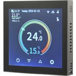 Sygonix SY-6052180 WiFi-Raumthermostat Unterputz mit Wochenprogramm App-Steuerung Schwarz