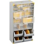 Allit Werkstatt-Magazin (L x B x H) 300 x 165 x 565 mm 465610 Anzahl Fächer: 19 (465610)